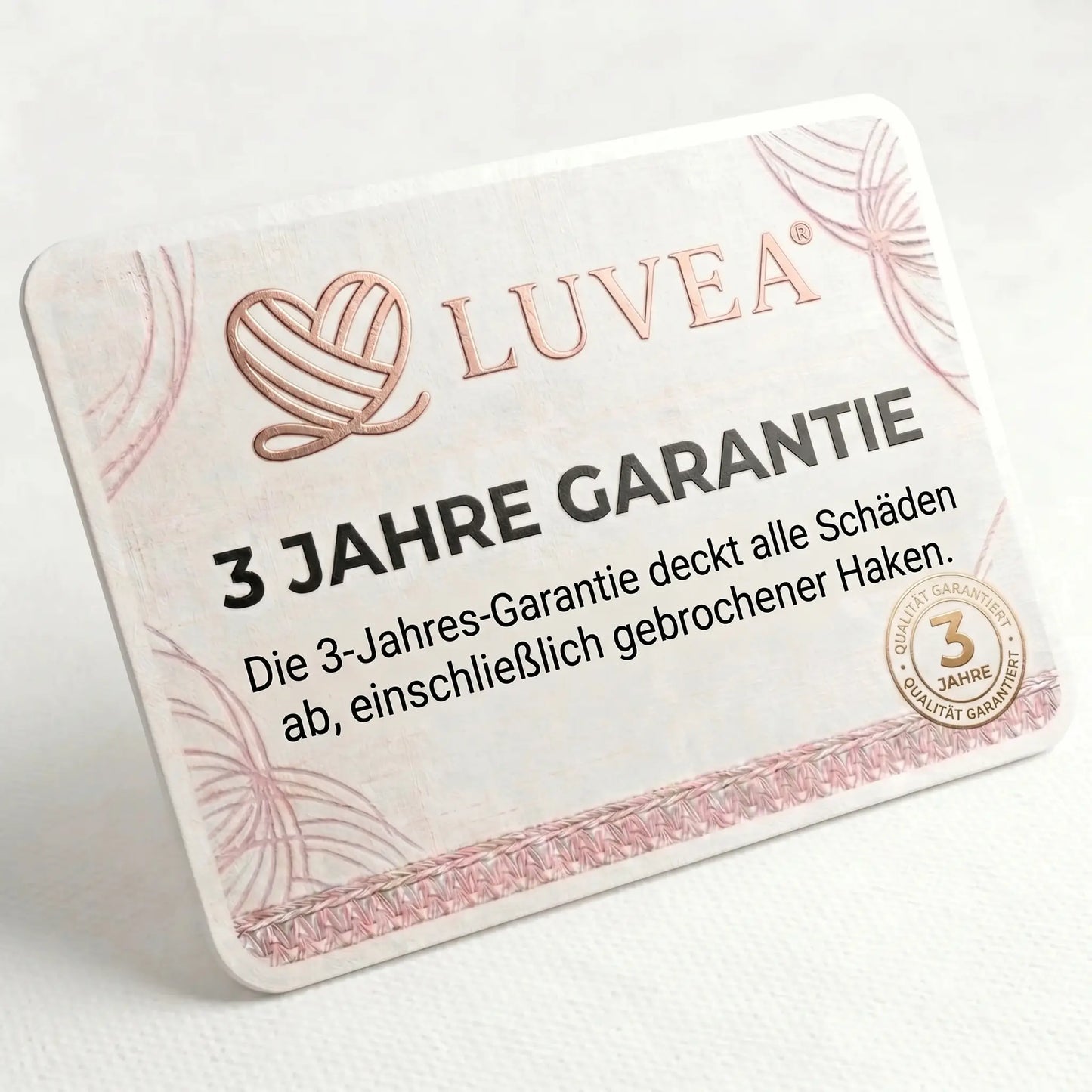 3 Jahre Garantie