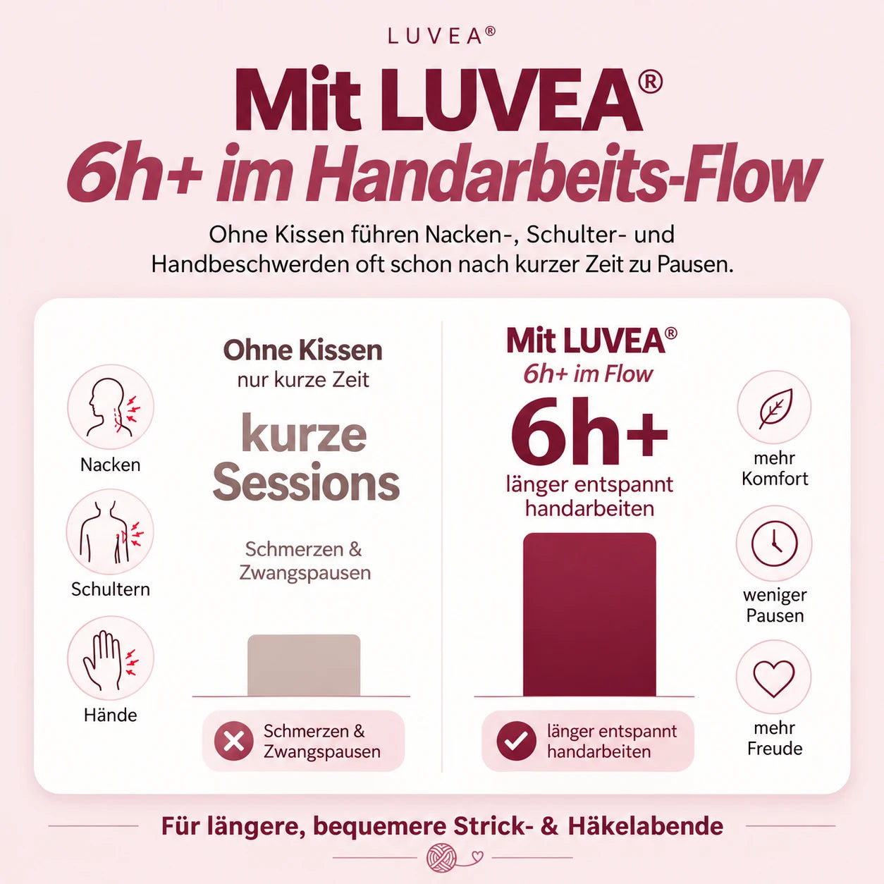 LUVEA® Kissen – Das Original