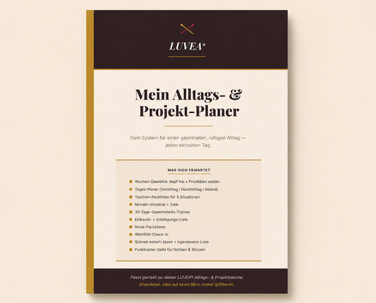 LUVEA® Alltags- & Projekt-Planer
