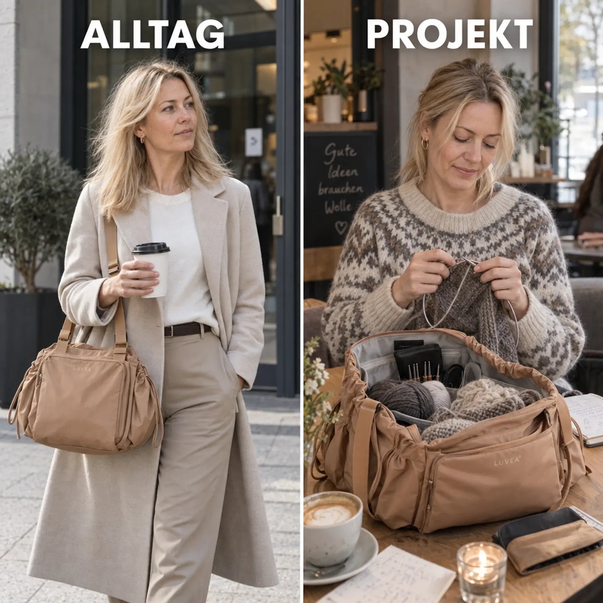 LUVEA® Alltags- & Projekttasche 2.0